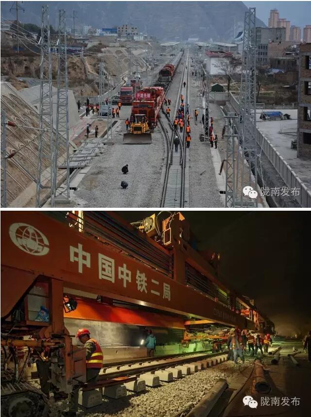 蘭渝鐵路最新進展！除胡麻嶺隧道外已全線鋪通